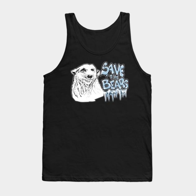 Save The Arctic Bears Tank Top by Shawnsonart